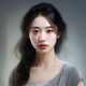 少妇白洁主角白洁人物形象，温婉知性的都市女性，眼神中透露出复杂的情感与内心挣扎