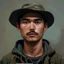 读者南风阅读者头像，戴帽子的男性读者